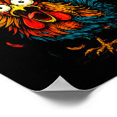 Poster F-caw-f Chicken Fcawf Rooster Coffee Funny Office (Coin)
