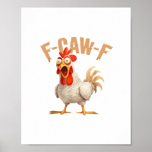 Poster F-Caw-F Classic Aesthetic Style (Devant)