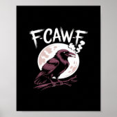 Poster F-Caw-F Classic Minimal Clean (Devant)