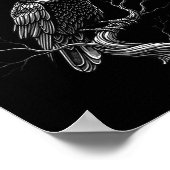 Poster F-caw-f - Corbeau - Corbeau - Costume d'Halloween (Coin)