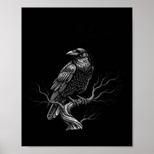 Poster F-caw-f - Corbeau - Corbeau - Costume d'Halloween