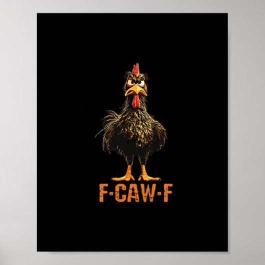 Poster F-Caw-F Creative Casual (Devant)