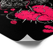 Poster F Caw F Crow Anti Valentine's Day Dark Gothic Brok (Coin)