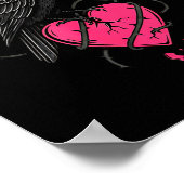 Poster F Caw F Crow Anti Valentine's Day Dark Gothic Brok (Coin)