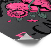 Poster F Caw F Crow Anti Valentine's Day Dark Gothic Brok (Coin)