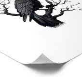 Poster F Caw F Crow, F-Caw-F Funny Bird Saying Meme (Coin)