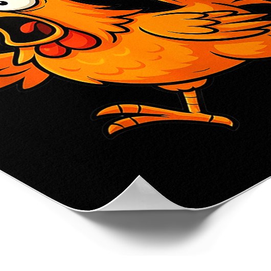 Poster F-caw-f Crow Funny Fcawf Black Bird Chicken Meme G (Coin)