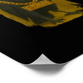 Poster F-Caw-F Crow Funny Quote Raven Bird Adult Humor (Coin)