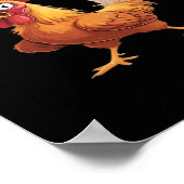 Poster F-Caw-F Crow Gothic Funny Humor (Coin)