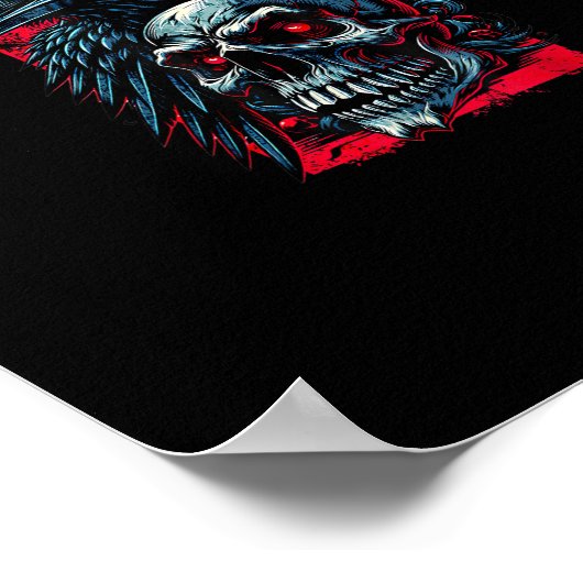 Poster F-Caw-F Crow Humorous Graphic (Coin)