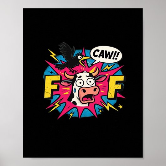 Poster F-Caw-F esthétique unique (Devant)