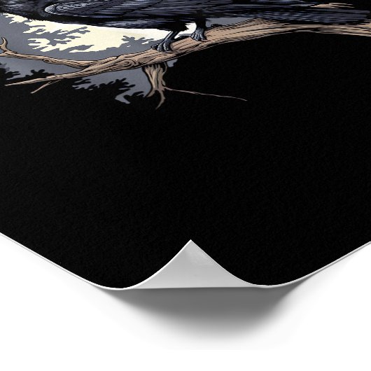 Poster F Caw F Funny Bird Crow Creative Casual Design (Coin)