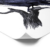 Poster F-caw-f Funny Black Bird Black Crow (Coin)