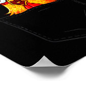 Poster F-caw-f Funny Chicken Cket Humor Quote Rooster Mem (Coin)