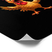 Poster F Caw F Funny Chicken Classic Aesthetic Design (Coin)