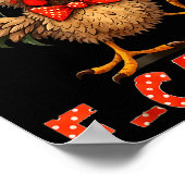 Poster F-caw-f Funny Chicken Humor F-caw-f Quote Rooster (Coin)