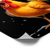 Poster F-caw-f Funny Chicken Humor Meme Christmas Men Wom (Coin)