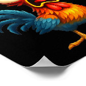 Poster F-caw-f Funny Chicken Humor Quote Rooster Meme F-c (Coin)