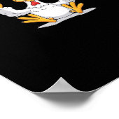 Poster F-Caw-F Funny Chicken Retro Classic (Coin)