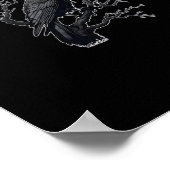 Poster F-Caw-F Funny Crow Minimal Clean (Coin)