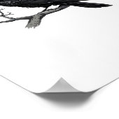 Poster F-Caw-F Funny Raven Pun Gothic Crow Humor Aestheti (Coin)