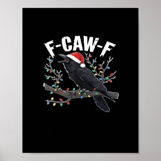 Poster F-Caw-F Funny Trendy (Devant)