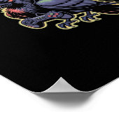 Poster F-Caw-F Gaming Raven With Headphones - Edgy Stream (Coin)