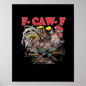 Poster F-Caw-F Hei Hei Moana Rooster Classic Funny Graphi (Devant)
