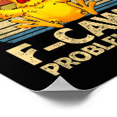 Poster F-caw-f Humor Angry Chicken Dont Like Me Problem S (Coin)
