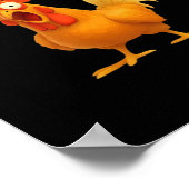 Poster F Caw F Mème de poulet drôle Style moderne tendanc (Coin)