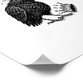 Poster F Caw F Pas De Rois En Amérique Style Créatif (Coin)