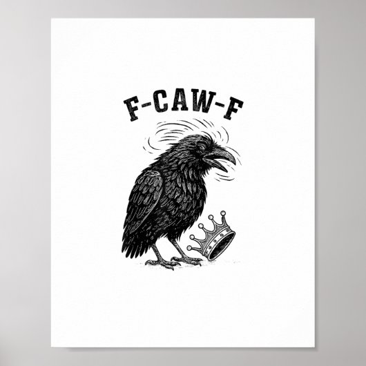 Poster F Caw F Pas De Rois En Amérique Style Créatif (Devant)