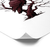 Poster F-Caw-F Raven Classique (Coin)