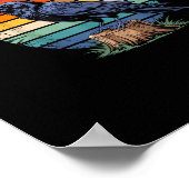 Poster F-Caw-F Raven Moon Gothic Halloween Crow Bird Love (Coin)