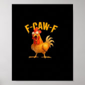 Poster F-Caw-F Retro Classic (Devant)