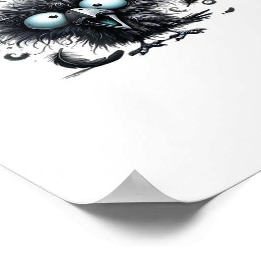 Poster F Caw F Retro Classic Style (Coin)