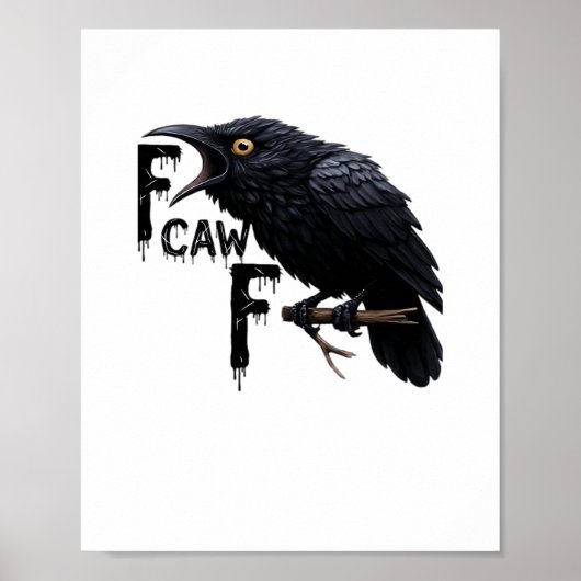 Poster F Caw F Rétro Classique (Devant)