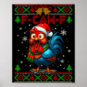 Poster F Caw F Rooster Funny Bird Fcawf Chicken Whisperer (Devant)