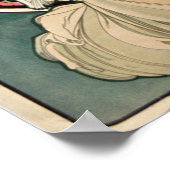 Poster F. Champenois by Alfons Mucha - Art Nouveau (Coin)