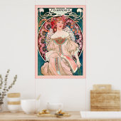 Poster F. Champenois Imprimeur-Editeur  ~ Alphonse Mucha (Cuisine)