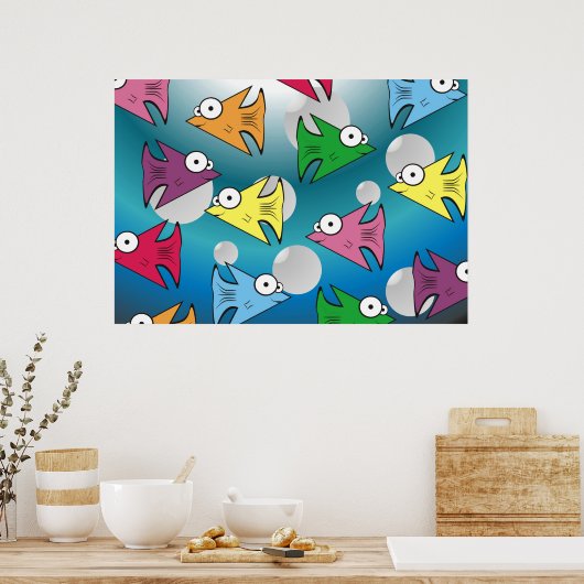 Poster F est pour Fishy ! (Cuisine)