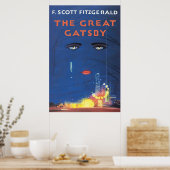 Poster F Scott Fitzgerald Le Grand Gatsby (Cuisine)