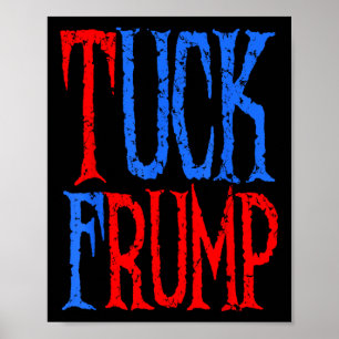 Poster F Trump, patriote américain, protestation astucieu