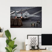 Poster FA-18 décolle USS Stennis (Bureau à domicile)