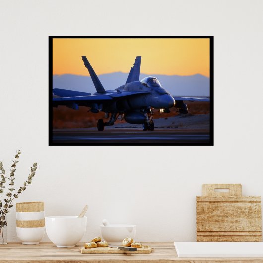 Poster FA-18 Hornet (Cuisine)