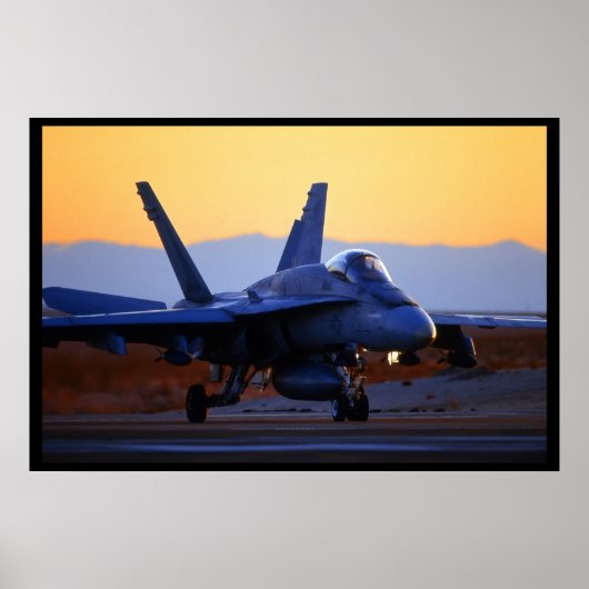 Poster FA-18 Hornet (Devant)