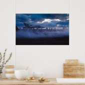 Poster FA-18 Super Hornet sur le pont de USS Stennis (Cuisine)