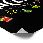 Poster Fa (la)8 Drôle de Noël Santa Fa La Prof de Maths  (Coin)