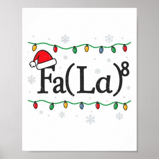 Poster Fa (la) 8 Drôle de professeur de mathématiques de (Devant)
