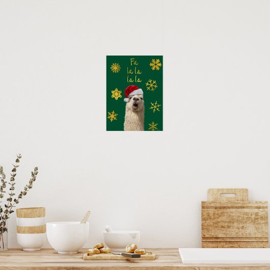 Poster Fa La La Llama (Cuisine)